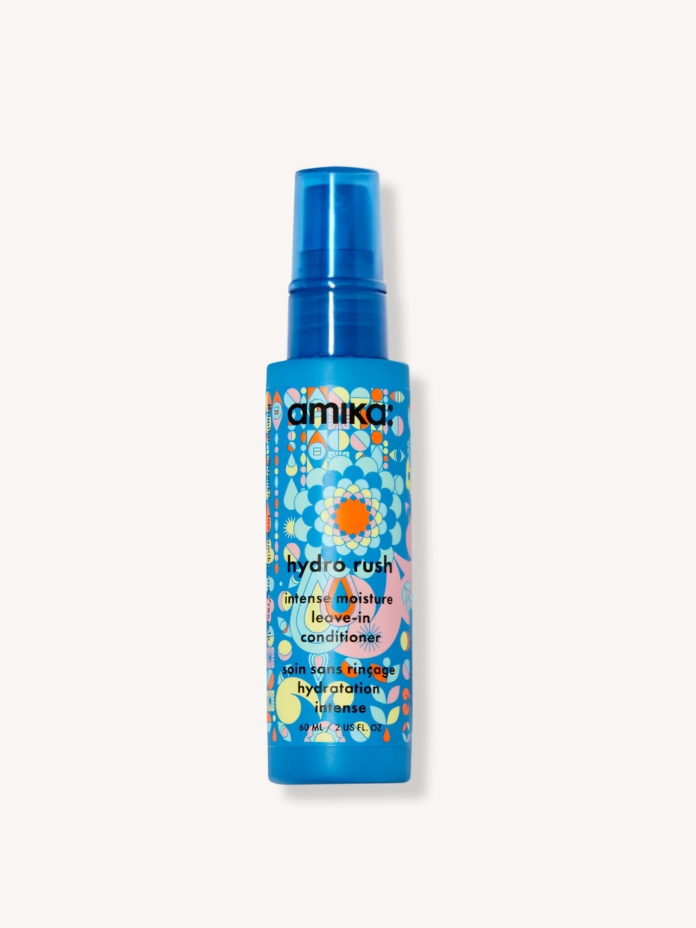 amika Hydro Rush Intense Moisture Leave-In Conditioner - Blue